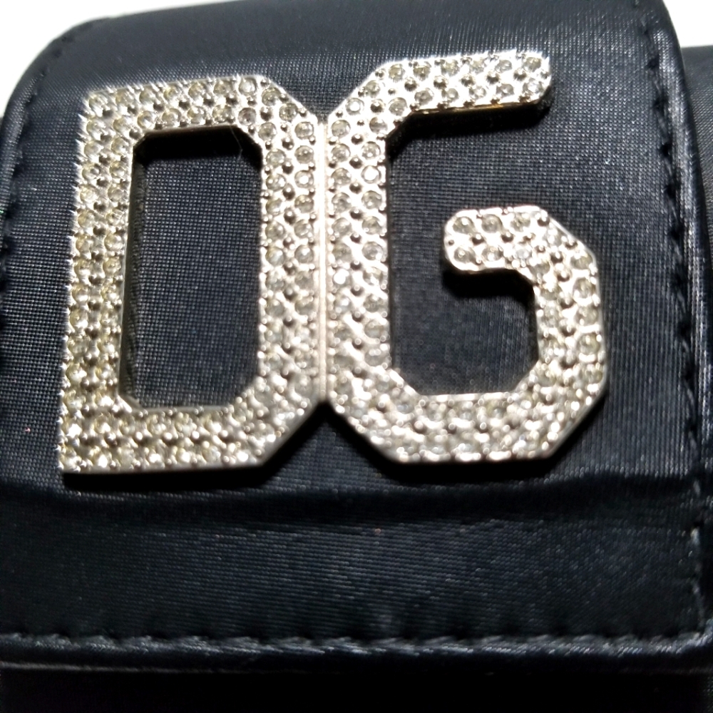 Dolce and Gabbana "empty" Hard Case Sunglasses/Eyeglasses With Rhinestones.